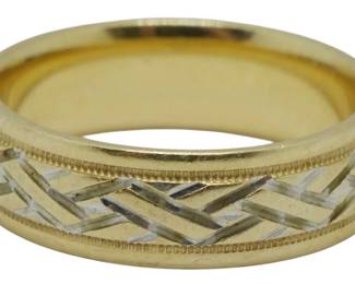 278 - 10K Gold Ring, Ring Size: 6.5, 0.15oz