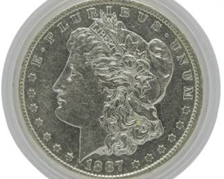 50 - 1887-S Morgan Silver Dollar