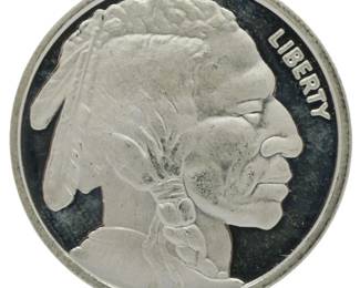 143 - Indian Head 1 Troy Silver oz Round