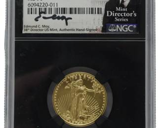 250 - 2021 MS70 10 Dollar Eagle Gold Coin