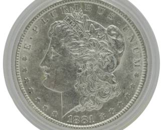 21 - 1881 Morgan Silver Dollar