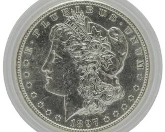 51 - 1897-S Morgan Silver Dollar