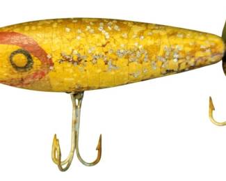1002 - Antique Fishing Lure - 3" long possibly made by Jim Pfeffer