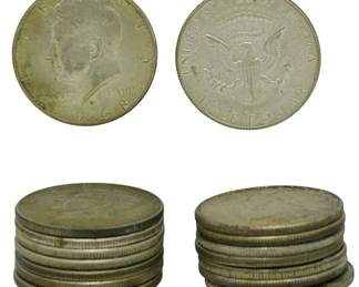 170 - 16 1966-1968 Kennedy Half Dollars