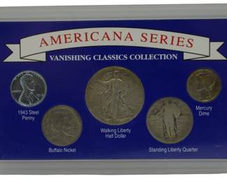 85 - Americana Series Vanishing Classic Coin Collection 1991 copyright