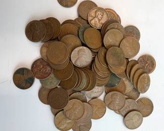 303 - 100 Wheat Pennies
