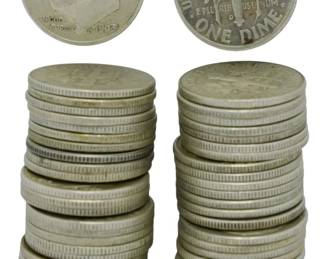 211 - 50 1960-1964 Dimes