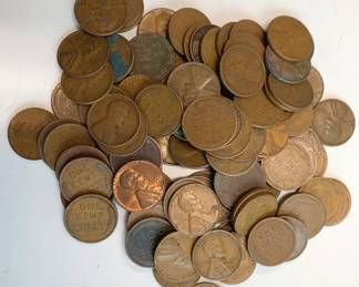 309 - 100 Wheat Pennies