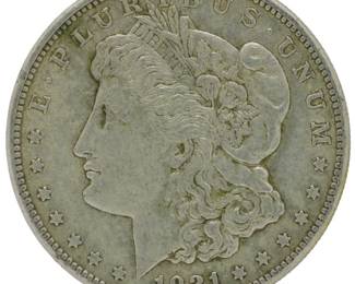 101 - 1921-S Morgan Silver Dollar
