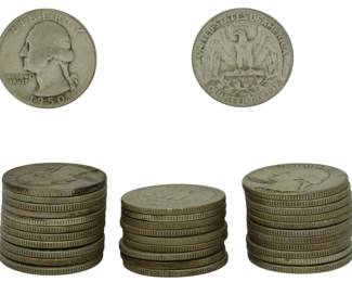 187 - 33 1950s Quarters