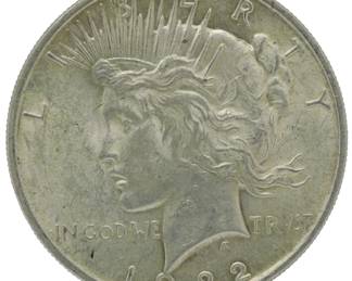 110 - 1922 Peace Silver Dollar
