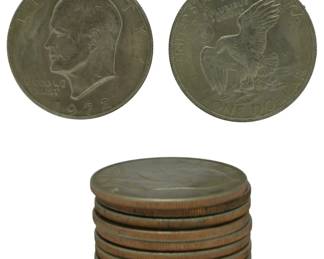 176 - 10 1971-1972 Eisenhower Dollars