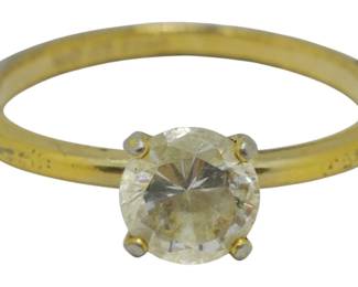 275 - 14K Gold Plated Ring, Ring Size: 7.5