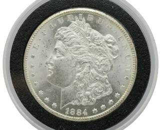 62 - 1884-CC Carson City Silver Dollar