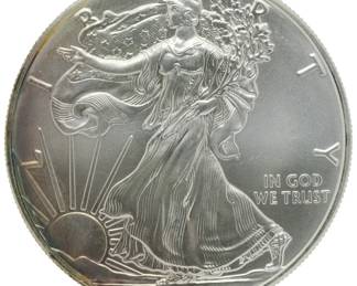5 - 2021 Eagle Silver Dollar