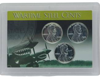254 - Wartime Steel Cents Set