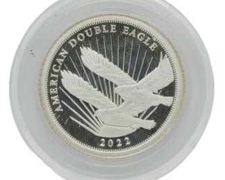 255 - 2022 1/4oz Silver Double Eagle $2 Coin