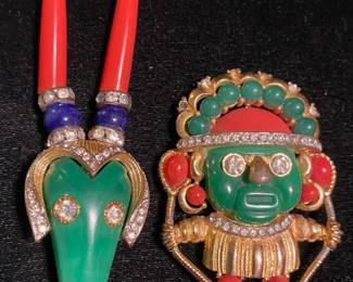 Hattie Carnegie pins