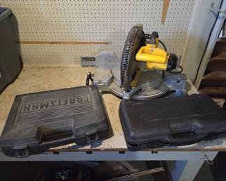 Miter Saw, Power Drill, And Reciprocating Saw