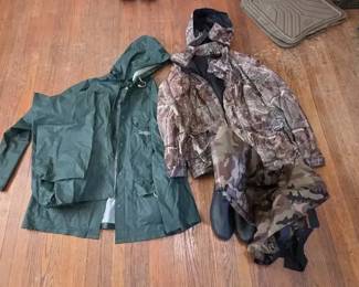 Rain Gear And Chest Waders