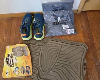 all New Shirts, Hoka sz 13 Shoes, And Car Floor Mats