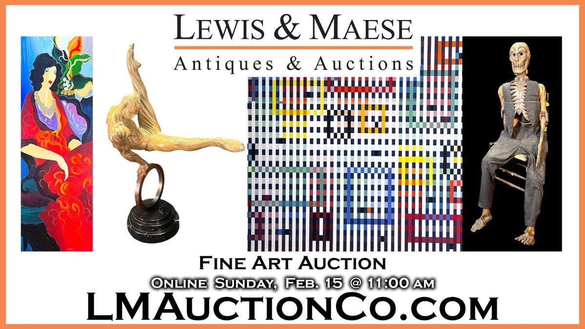Feb 15th Online Fine Art Auction Lewis and Maese