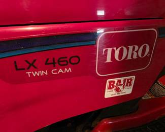 Toronto LX 460 Twin Cam riding lawnmower.
