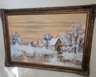 Beautiful painting by S. Wagner.