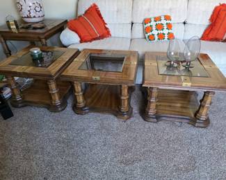 Mid-Century coffee tables.
