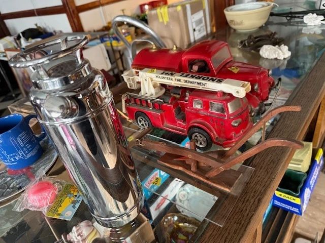 Barware. Decanters. Fire Trucks. https://modestlambestatesales.hibid.com/