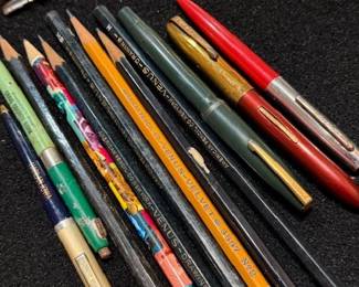 Mechanical pencils / fountain pens. https://modestlambestatesales.hibid.com/