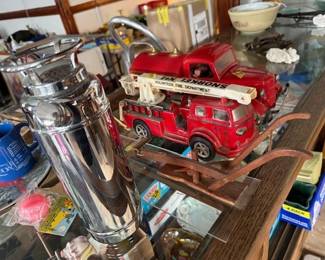 Barware. Decanters. Fire Trucks. https://modestlambestatesales.hibid.com/
