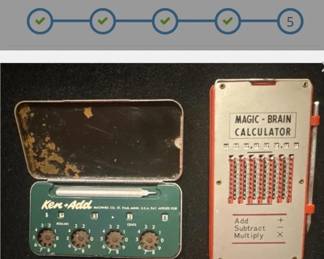 Office / math helpers. Vintage. https://modestlambestatesales.hibid.com/