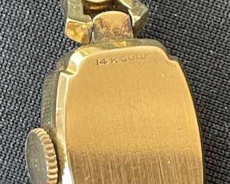 Vintage Hamilton 14K Solid Gold Women's Watch