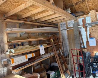 Assorted Lumber and Building Materials