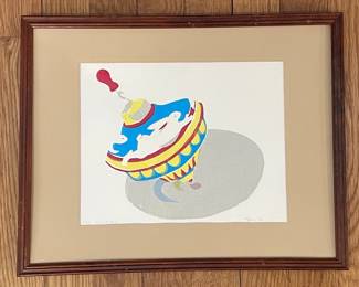 Werner Pfeiffer "Hang Up" framed