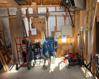 Assorted Garage and Yard Tools