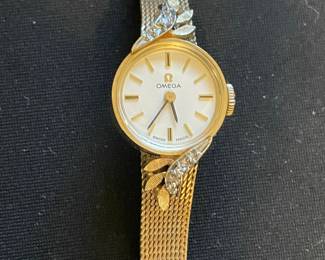 Omega 14K Gold Ladies Watch