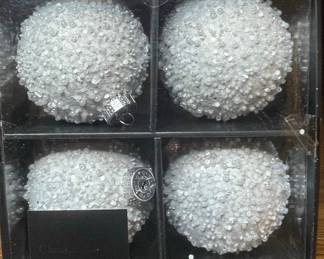 Christian Lacroix Glass Ornaments