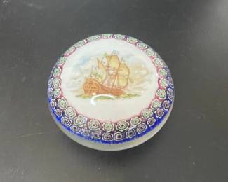 Murano Style Glass Paperweight 