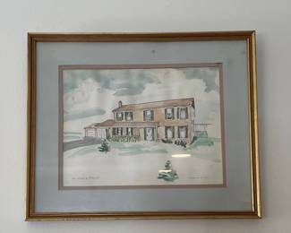 Custom Watercolor House Portrait