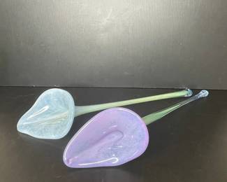 Art Glass Tulip Sculptures
