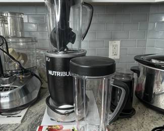 NutriBullet RX Blender and Cuisinart Food Processor
