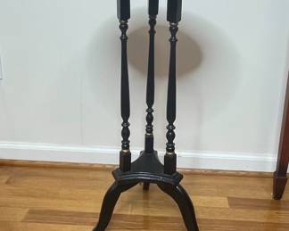 Black Hitchcock Style Plant Stand