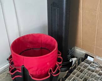 Husky 12 in. 30 Pocket Heavy Duty Bucket Jockey Tool Organizer with Assorted Hardware