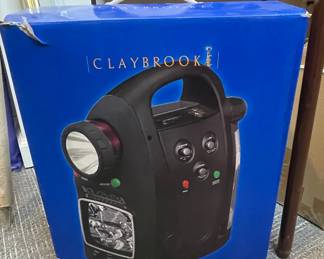 Claybrooke 10-in-1 TV Companion with Radio and Lantern