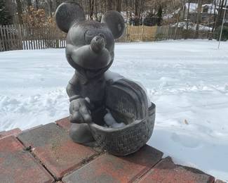 1997 Universal Statuary Mickey Mouse Gardener Statue