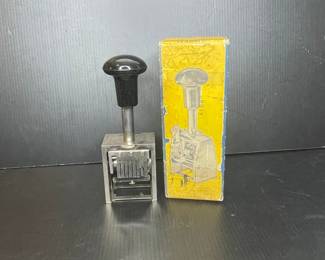 Vintage Federal Automatic Numbering Machine