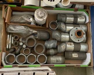 Assorted Electrical Outlets, Switches, and Plumbing Fittings