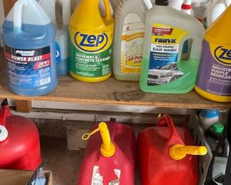 Automotive and Household Cleaning Supplies